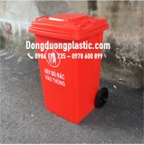 Thùng Rác 100 Lít Nhựa HDPE Có Bánh Xe