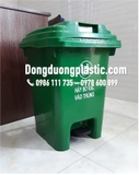Thùng Rác 60 Lít Đạp Chân Nhựa HDPE