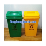 Thùng Rác 60 Lít Nắp Bập Bênh Nhựa HDPE