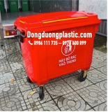 Thùng Rác 660 Lít Bánh Xe