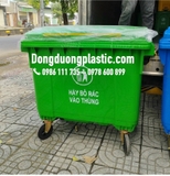 Thùng Rác 660 Lít Nhựa HDPE