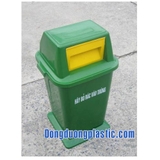 Thùng Rác 75 Lít Nắp Đẩy Nhựa Composite