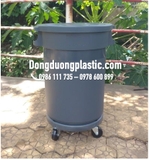 Thùng Rác Nhựa Tròn Dùng Cho Nhà Bếp