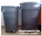 Thùng Rác Nhựa Tròn Dùng Cho Nhà Bếp