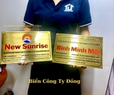 Biển Công Ty Đồng Chân Vuông