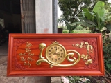 Tranh đồng hồ chữ Lộc