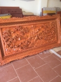 tranh phu thê viên mãn kích thước cao 1m15 x dài 2m25 x dầy 8cm