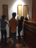 Phòng Thờ Đẹp Gỗ Hương Đá