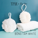 Bông Tắm Lưới White 50g Hình Hoa và Hình Tròn by TMR