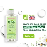 Simple Toner Simple Soothing Face Toner 200ml