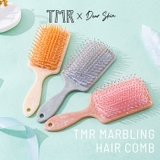 TMR Marbling Hair Comb Brush Lược Gỡ Rối Vân Đá