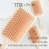 TMR Marbling Hair Comb Brush Lược Gỡ Rối Vân Đá