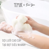 Bông Tắm Lưới White 50g Hình Hoa và Hình Tròn by TMR