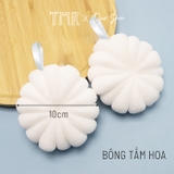 Bông Tắm Lưới White 50g Hình Hoa và Hình Tròn by TMR