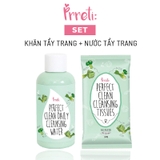 Prreti Khăn Tẩy Trang Perfect Clean Daily Cleansing Tissue 30 miếng