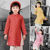 ao-dai-be-gai-hoa-nho-kem-quan-va-man-vai-nhung-mem-mai-truyen-thong-mamla