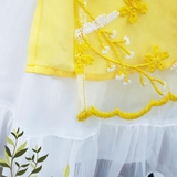 ao-dai-be-gai-theu-ren-chim-en-cach-tan-set-ao-kem-chan-vay-voan-2-lop-mamla