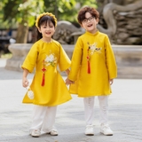 ao-dai-be-trai-theu-ket-ruy-bang-thu-cong-chim-yen-vai-taffeta-giu-form-tot-mac-