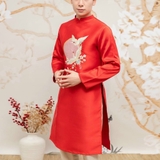 ao-dai-be-trai-truyen-thong-theu-chim-hac-truong-tho-vai-taffeta-loai-1-mac-mat-