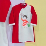 ao-dai-doi-be-trai-be-gai-mac-cap-vai-nhung-tex-mem-in-hinh-tet-mamla
