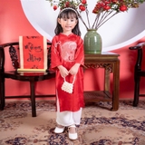 ao-dai-doi-be-trai-be-gai-mac-cap-theu-hinh-long-phuong-chat-gam-han-mem-mau-do-
