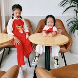 ao-dai-doi-be-trai-be-gai-mac-cap-vai-lua-cheo-mem-mau-do-in-hinh-em-be-tet-kem-