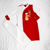 ao-dai-doi-be-trai-be-gai-mac-cap-vai-lua-cheo-mem-mau-do-in-hinh-em-be-tet-kem-