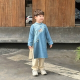 bo-ao-dai-be-trai-xanh-duong-theu-hinh-ngua-nhung-tam-min-nhe-ao-kem-quan-mamla-