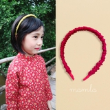 bom-toc-be-gai-tho-lua-nhun-vintage-xinh-yeu-phu-kien-cai-toc-tre-em-mamla