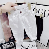 quan-kaki-be-trai-lung-thun-co-gian-phoi-ao-dai-so-mi-ao-thun-2-mau-trang-den-ra