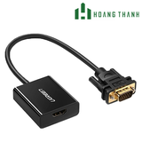 : Cáp chuyển đổi HDMI sang VGA có âm thanh Ugreen 20694