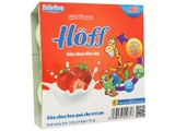 Lốc 4 hộp sữa chua Hoff dâu tây 55g