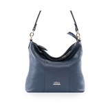[Da Bò Thật Topgrain] Túi Xách Nữ Công Sở Dáng Mềm LEKA Lexa Hobo - Size 28cm - Màu Xanh Navy