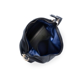 [Da Bò Thật Topgrain] Túi Xách Nữ Công Sở Dáng Mềm LEKA Lexa Hobo - Size 28cm - Màu Xanh Navy