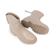 Giày Boots Nữ Da Mềm VEGAN 883 - Cỡ 35 - 22.5cm - Be Microfiber