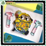 Đồ chơi đập chuột hình Minion có 2 búa kích cỡ to, lắp pin phát nhạc