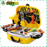 Đồ chơi vali thợ mộc kèm các dụng cụ làm mộc như cưa, khoan, vít ....cho bé