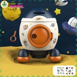 Đồ chơi ống tiết kiệm mô hình tên lửa phi hành gia cho bé