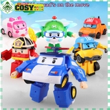 Đồ chơi biệt đội cứu hộ xe poli biến hình ô tô cho bé