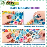 Đồ chơi câu cá gỗ đa năng 6 trong 1 mô hình cứu hỏa cho bé