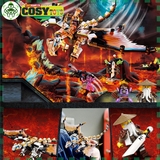 Đồ chơi lắp ghép xếp hình Ninjago Rồng Thần Trắng Ninja của Sư Phụ Wu với 331 mảnh ghép