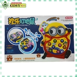 Đồ chơi đập chuột hình Minion có 2 búa kích cỡ to, lắp pin phát nhạc