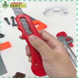 Đồ chơi mô hình cơ khí với hơn 15 chi tiết gồm kẹp, cưa, khoan....cho bé