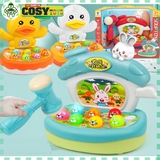 Đồ chơi đập chuột thỏ có nhạc và đèn cho bé