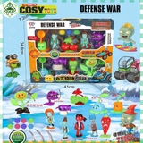 Đồ chơi bắn Zoombie bằng ống hơi đạn xốp kèm các nhân vật trong hoa quả đại chiến