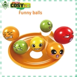 Đồ chơi lắp ghép xếp hình tháp cầu trượt đu quay kèm bi nhựa với 469 chi tiết