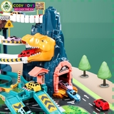 Đồ chơi đường đua ô tô khủng long cao cấp cho bé