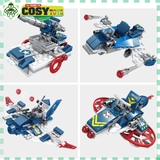 Đồ chơi lắp ghép xếp hình phi thuyền siêu chiến đấu Thanos bộ 8 trong 1 với 685 mảnh ghép