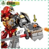 Đồ chơi lắp ghép xếp hình Ninjjago chiến đấu với bộ giáp hợp thể của Kai và Cole cỡ lớn với 1033 mảnh ghép