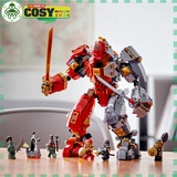 Đồ chơi lắp ghép xếp hình Ninjjago chiến đấu với bộ giáp hợp thể của Kai và Cole cỡ lớn với 1033 mảnh ghép